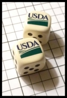 Dice : Dice - My Designs - Misc USDA Pair - Jul 2012